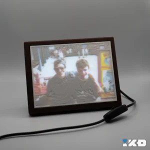 3D Printed Lithophane with LED Backlight